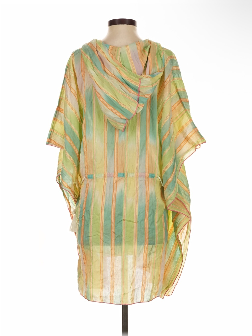NWT Anthropologie Lilka Striped Pastel Beach Cover-Up Tunic Dress - Picture 6 of 9